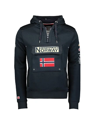 Pánska mikina Gymclass Db 054 M WW2489H/GN tmavo modrá – Geographical Norway Pánska mikina Gymclass Db 054 M WW2489H/GN tmavo modrá – Geographical Norway