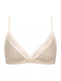 Dámske nohavičky GO Ribbed R Bralette - GRAY - St. béžová M013 - SLOGGI