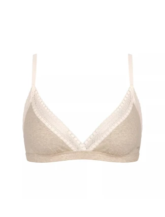 Dámske nohavičky GO Ribbed R Bralette - GRAY - St. béžová M013 - SLOGGI