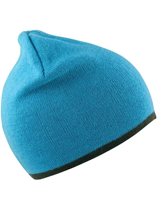 Result Headwear RC 046X Obojstranná pletená čiapka 28.046X aqua/šedá Result Headwear RC 046X Obojstranná pletená čiapka 28.046X aqua/šedá