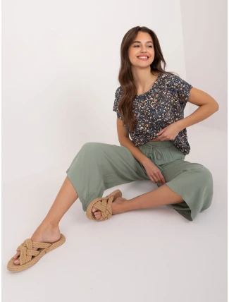 Nohavice D73761Z62237B khaki Nohavice D73761Z62237B khaki