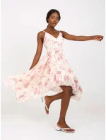 Dámske šaty SK 15952 svetlo béžové - FPrice