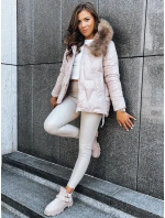 Dámska zimná bunda SNOW beige FashionStreet TY3817 Dámska zimná bunda SNOW beige FashionStreet TY3817