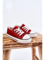 Dziecięce Trampki Klasyczne Czerwone Filemon
