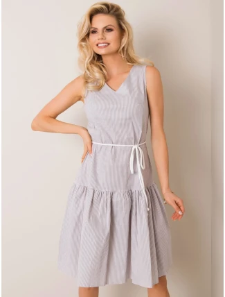 Šaty LK SK 508215.30P biela šedá