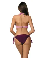 Roxie Vigneto-Rododendro plavky M-326 ružové s baklažánom (105) - Marko