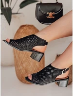 ZALVISA dámske zabudované sandále čierne FashionStreet ZY0750