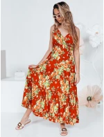 MISSBLOSSY oranžové maxi šaty FashionStreet EY2620 MISSBLOSSY oranžové maxi šaty FashionStreet EY2620