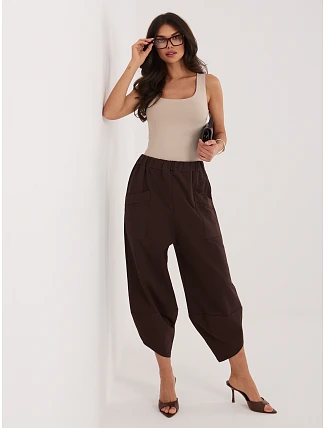 RV DR 9719 1.22 tmavohnedé tepláky