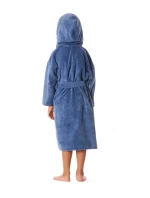 Detský župan Tampa s kapucňou 9149 denim light - Vestis