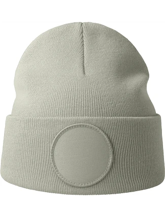 Atlantis Headwear Wind-S Circular Patch Pletená čepice patch 33.0319 light grey Atlantis Headwear Wind-S Circular Patch Pletená čepice patch 33.0319 light grey