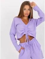Blúzka D70031F11106A3 svetlo fialová