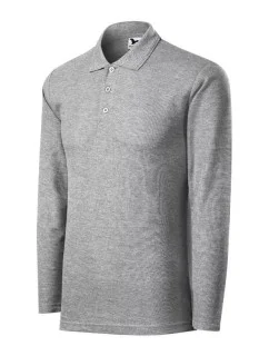 Pánske polo tričko s dlhým rukávom MLI-22112 Grey - Malfini