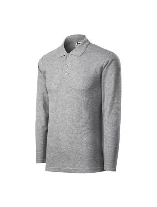 Pánske polo tričko s dlhým rukávom MLI-22112 Grey - Malfini