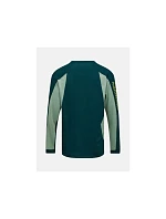 Pánske tričko PEAK PERFORMANCE M Trail Wool-Blend Longsleeve, zelená farba Pánske tričko PEAK PERFORMANCE M Trail Wool-Blend Longsleeve, zelená farba