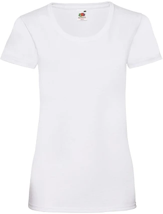 Fruit of the Loom Lady-Fit Valueweight T Dámske tričko 16.1372 biele Fruit of the Loom Lady-Fit Valueweight T Dámske tričko 16.1372 biele