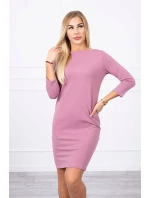 Klasické tmavo ružové šaty