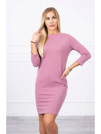 Klasické tmavo ružové šaty