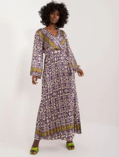 DHJ SK 16656 Šaty.13X tmavo fialová