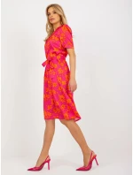 LK SK 508948 šaty.78 fuchsiová