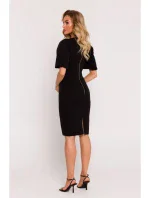 M779 Šaty na prsia - čierne