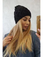 Fleecová čiapka Teresa K285 čierna