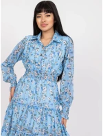 Dámske šaty DHJ SK C2212 svetlo modré