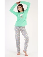 Dámske pyžamo dlhé Mačiatko Dámske pyžamo dlhé Mačiatko