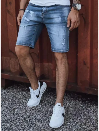FashionStreet pánske modré džínsové šortky SX2154 FashionStreet pánske modré džínsové šortky SX2154