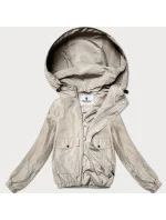 Dámska tenká bunda s krátkou podšívkou Glakate light beige (LU98017#) Dámska tenká bunda s krátkou podšívkou Glakate light beige (LU98017#)