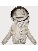Dámska tenká bunda s krátkou podšívkou Glakate light beige (LU98017#) Dámska tenká bunda s krátkou podšívkou Glakate light beige (LU98017#)