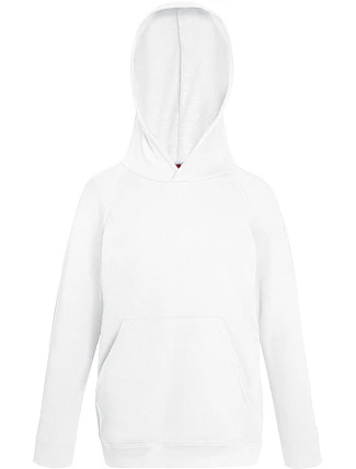 Fruit of the Loom Kids Lightweight Hooded Sweat Detská mikina s kapucňou 16.2009 biela Fruit of the Loom Kids Lightweight Hooded Sweat Detská mikina s kapucňou 16.2009 biela