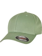 Flexfit 6277 6-panelová čiapka Flexfit Wooly Combed 55.6277 tmavozelená