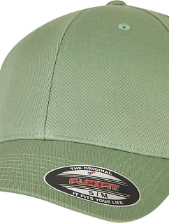 Flexfit 6277 6-panelová čiapka Flexfit Wooly Combed 55.6277 tmavozelená