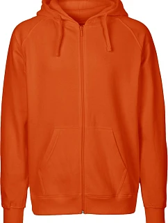 Neutral O 63301 Pánska mikina s kapucňou z bio bavlny 77.6331 oranžová