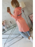 Sukňa s dlhším chrbtom marhuľová