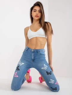 NM SP džínsové nohavice D8015.31X modré