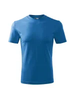 Základné tričko pre deti azúrovo modré