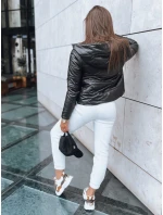 Dámska krátka prešívaná bunda SPORT HEVEN black FashionStreet TY3710 Dámska krátka prešívaná bunda SPORT HEVEN black FashionStreet TY3710