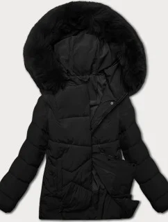 Dámska voľná prechodná bunda J Style čierna (16M9181-392)