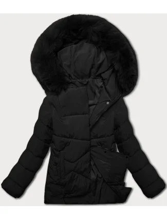 Dámska voľná prechodná bunda J Style čierna (16M9181-392)
