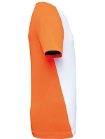Kariban ProAct PA 4016 Detské kontrastné športové tričko 20.4016 biele/fluorescenčná oranžová Kariban ProAct PA 4016 Detské kontrastné športové tričko 20.4016 biele/fluorescenčná oranžová