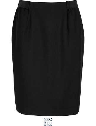 NEOBLU Constance Sukňa s vreckami 24.3168 deep black