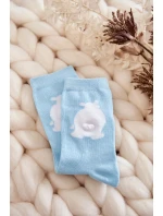 Mládež Bavlněné Ponožky bílé Medvídek máte Mládež Bavlněné Ponožky bílé Medvídek máte