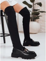 Dámske ponožkové topánky čierne FashionStreet ZY1312