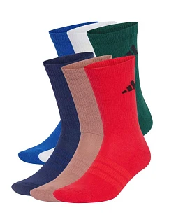 Ponožky adidas Cushioned Crew, 6 párov, farebné, KY1904