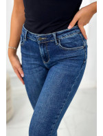 Úzke džínsy s vreckami