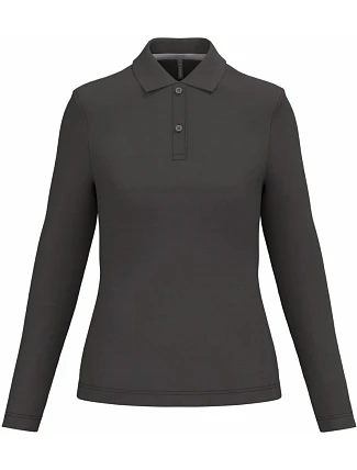 Kariban K 244 Dámske polo tričko s dlhým rukávom z piké 20.K244 tmavošedé Kariban K 244 Dámske polo tričko s dlhým rukávom z piké 20.K244 tmavošedé