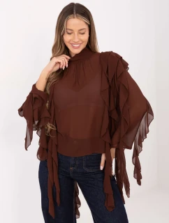 Blúzka PM BZ J1005.25 hnedá