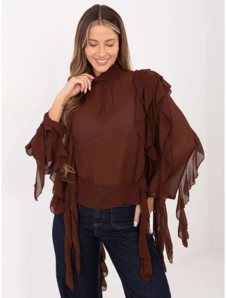 Blúzka PM BZ J1005.25 hnedá